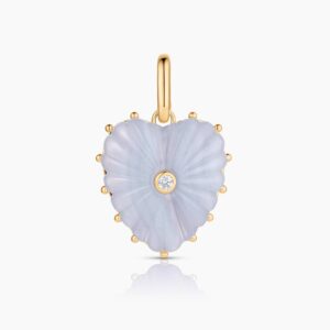 Malene Blue Lace Clip Charm