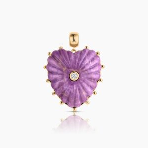 Malene Purple Mica Bail Charm