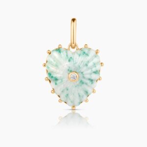 Malene Green Dot Clip Charm