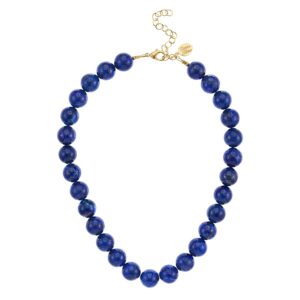 14mm Blue Lapis Necklace