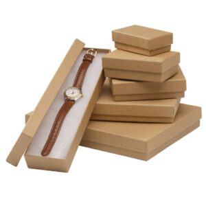 Cotton-Filled Jewelry Boxes Assortment Set